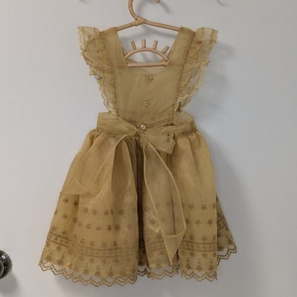 Noralee Provence Gold Dress | 4T - Picture 3 of 15
